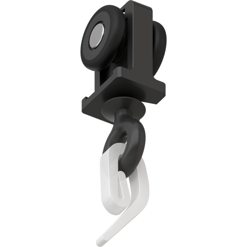 Бегунок карнизный, черный