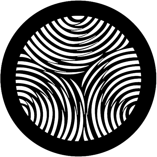 Утопленная магнитная вент. решетка D150 мм Вид 4 черный