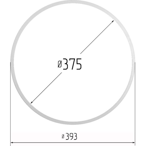Кольцо d375 мм