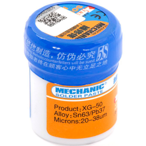 Паяльная паста MECHANIC XG-50 Еxport sereis (42г)