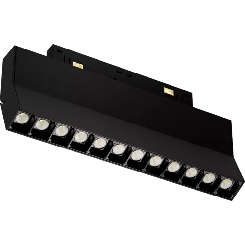 Светильник SPOT BLACK BOOK MAGNETIC S20 48V 16W 36° CRI90 OSRAM 3000K | Черный корпус L220хW22хH110m