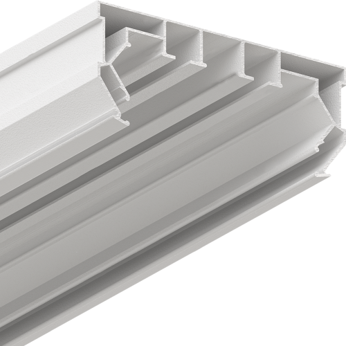 Багет AL карниз белый двухрядный ПК-14 (Light) длина 3,6м