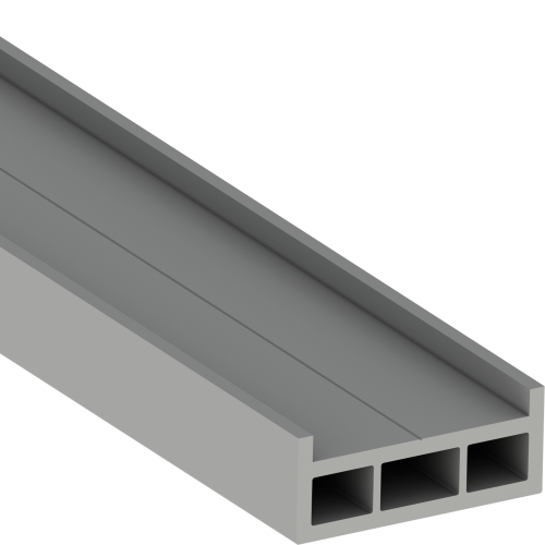 Багет ПВХ БРУС 20 Х 50 2,5м.