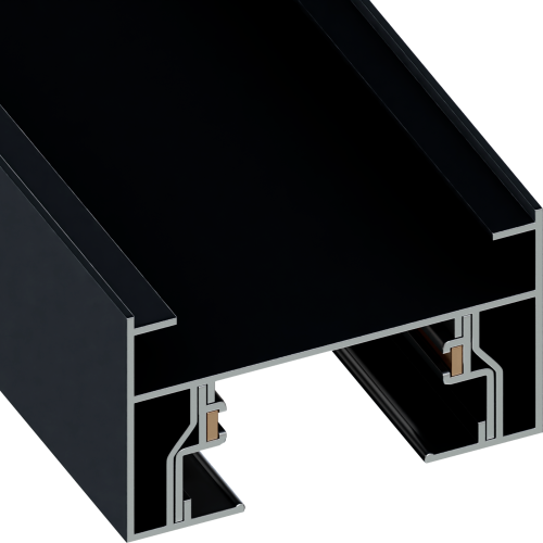 Шинопровод Apollo 3.0 м черный однофазный