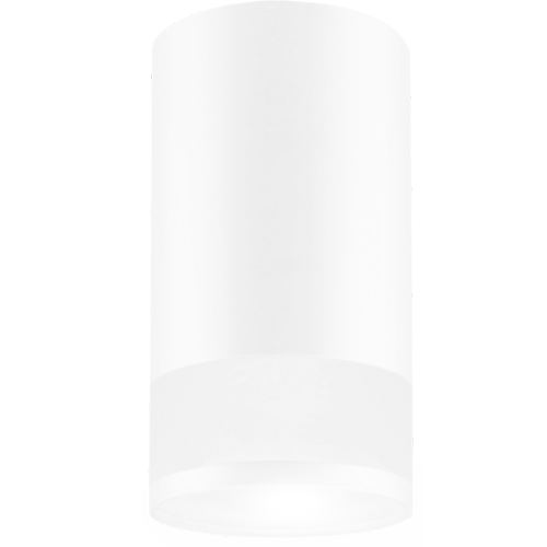 Светильник накладной под лампу gu10/mr-16, ART GLASS белый, 55*100