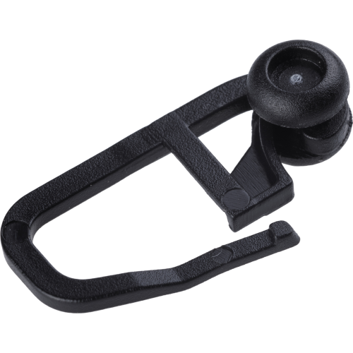 Крючок с замком РОЛИКОВЫЙ ЧЕРНЫЙ (для карниза Р-50)