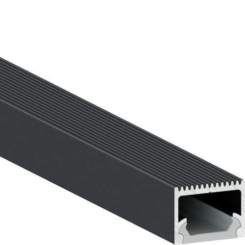 Световой профиль Сакура ( Анод черный), 2м