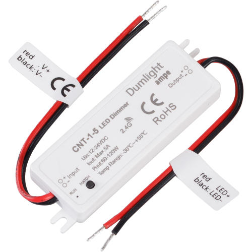 Контроллер Ampe CNT-1-5 5А DIM 12-24В (lдля одноцветной ленты)