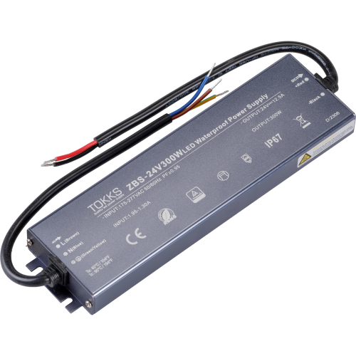 Блок питания ZBS-24V 300W 12.5A IP67 270*68*23mm