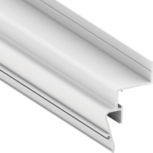 Багет AL А2 Парящий под вставку (Contour-Pro LED) МАТОВЫЙ БЕЛЫЙ 2м