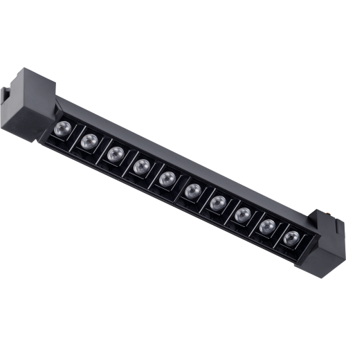 Трековый светильник линейный поворотный 20W черный GRILL 4000К