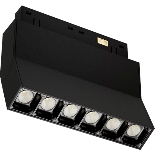 Светильник SPOT BLACK BOOK MAGNETIC S20 48V 8W 36° CRI90 OSRAM 3000K | Черный корпус L112хW22хH110mm