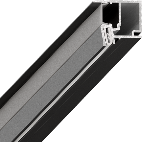 Профиль парящий Slim Villar, черный 2м