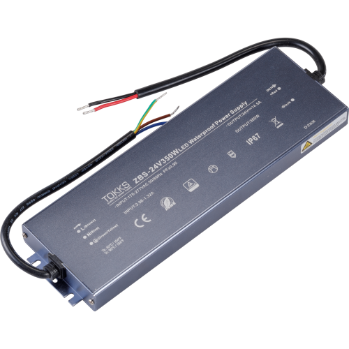 Блок питания ZBS-24V 350W 14.5A IP67 315*88*24mm