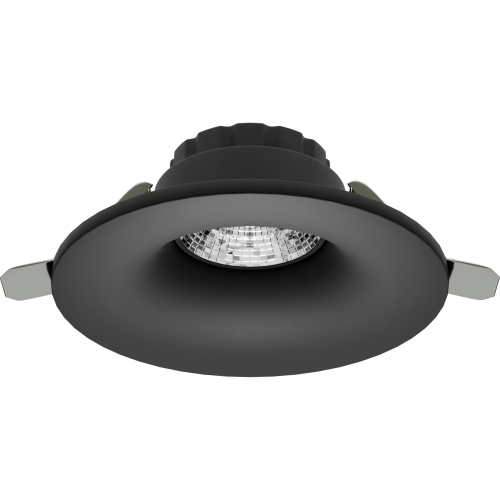 Светильник встраиваемый CITY DLV MR16 GU5.3 BLACK | Ø95 (75)xH40mm