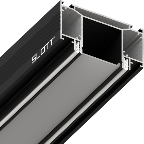 Профильная система SLOTT Line, черная