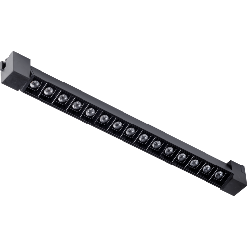 Трековый светильник линейный поворотный 30W черный GRILL 4000К
