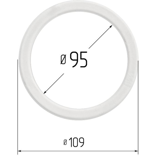 Кольцо МОК d095 мм, белый