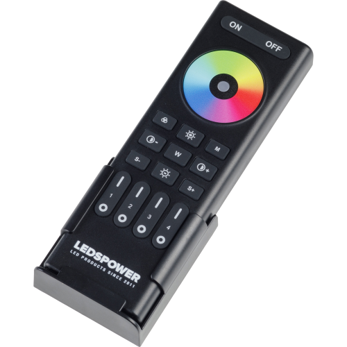 Пульт RGB/RGBW/RGBCCT на 4 зоны RC03RFB черный