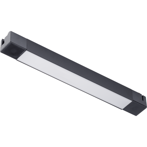 Трековый светильник линейный 20W черный 4000К