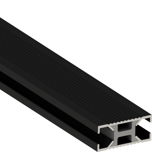 Карниз гибкий однорядный МОК 3м черный