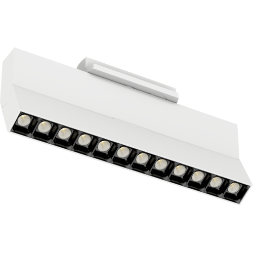 Трековый светильник 2TRA Black Mask  12W 4000K Black Book, белый