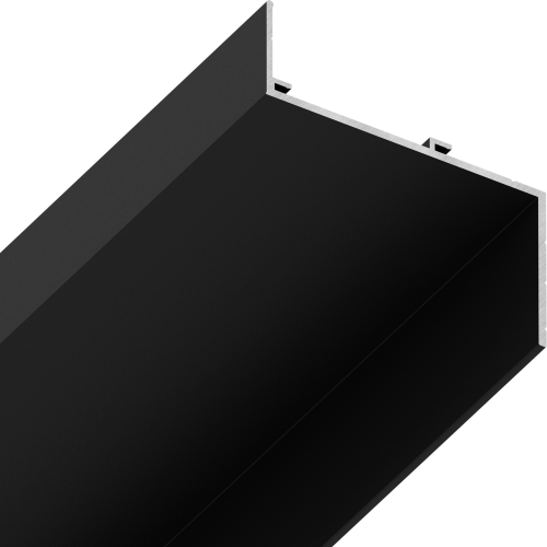 Парящий профиль для натяжных потолков SLOTT VILLAR Base, черный