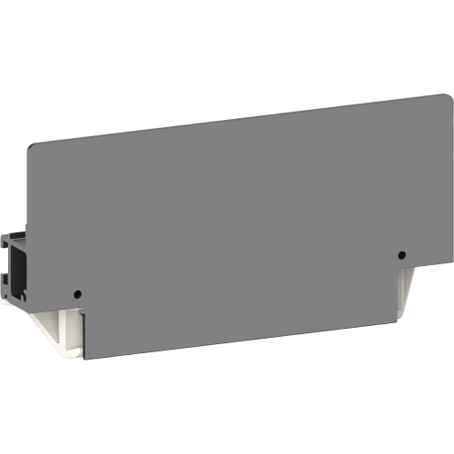 Заглушка ПФ-8888  IZI KARNIZ2 05 - карниз белая