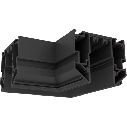 TR2026-BK Угловой элемент 90 град трека SMART ONE, алюминий, черный