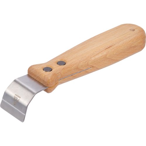 Лопатка "Стандарт" мини 37мм 2 гиба с выборкой, для теневых и парящих профилей ручка дерево