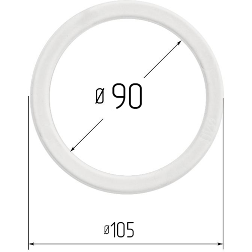 Кольцо d090 мм