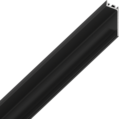 KRAAB GIPPS Теневой плинтус с уголком 11,3*7 мм, черный