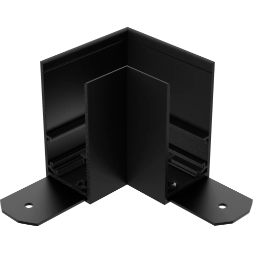 Коннектор угловой магнитный черный М220 для шинопровода