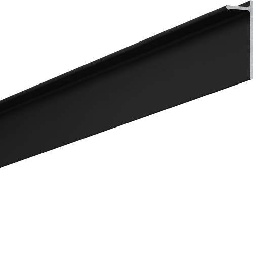 Alteza Профиль Бампер AL Р-50 Черный Мат (2м)