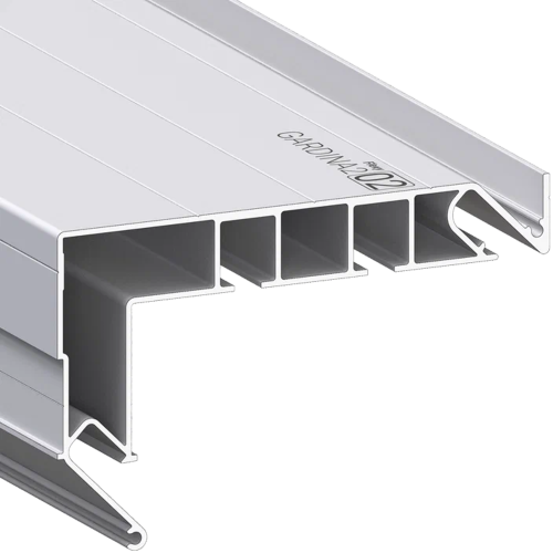 Багет AL под скрытый карниз белый двухрядный ПФ-8048 - GARDINA2 02 - длина 3,2м