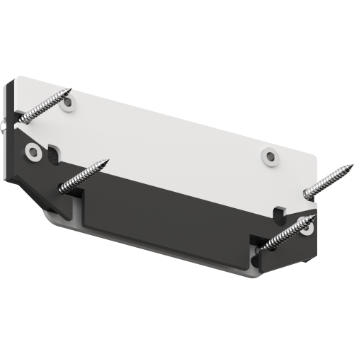 Торцевая заглушка SLOTT, черно-белая