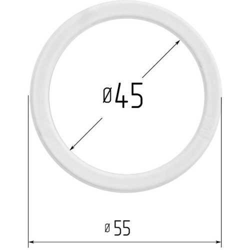 Кольцо МОК d045 мм, белый