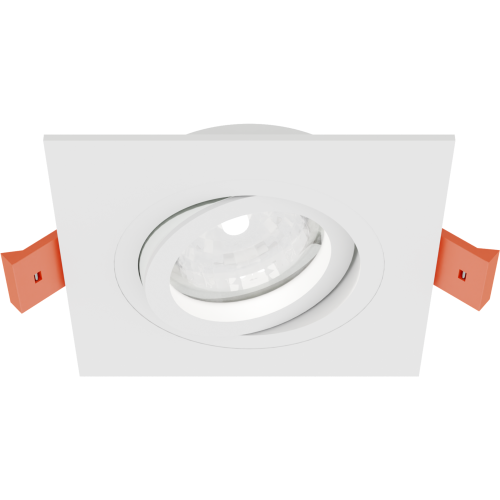 Светильник встраиваемый CITY DL X1 MR16 ALU WHITE | 92х92(75)x25mm