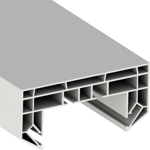 ПВХ Карниз П двухрядный 3,6м Чебоксарский