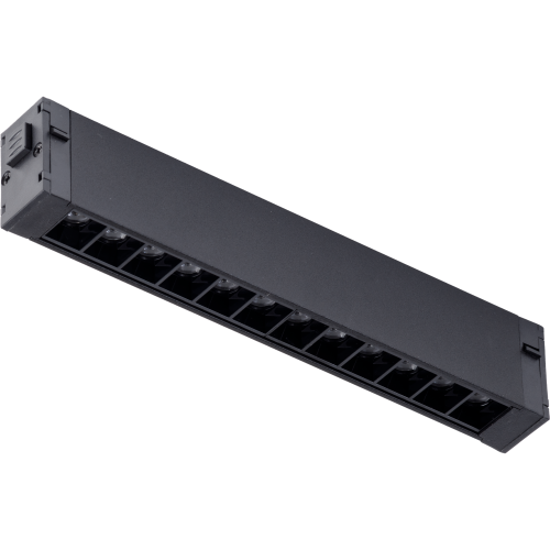 Магнитный светильник М220 02 линза 9W черный L215*25*42мм