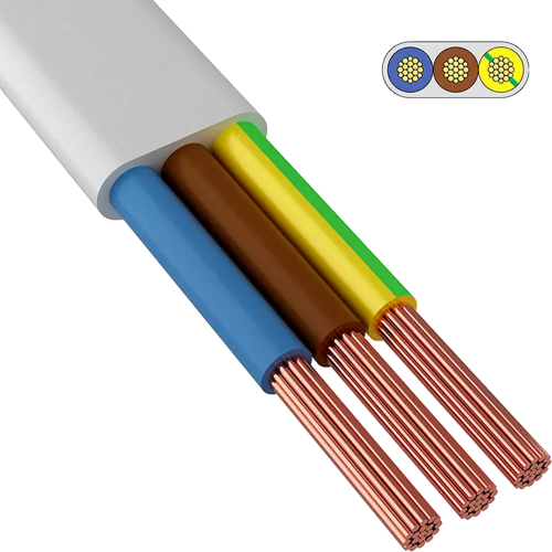 Провод ШВВП 3*0,75 размотка 100м