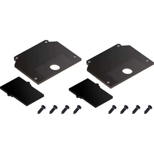 2025-1  Комплект торцевых заглушек для  (ЭКОНОМ)  профиль-трек  2025