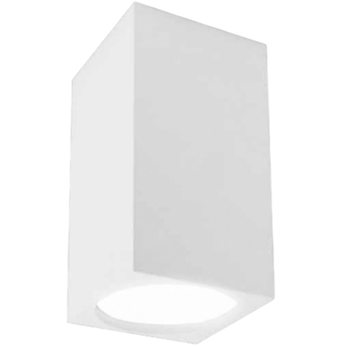 Светильник накладной под лампу gu10/mr-16, ART BLOCK белый, 55*55*100