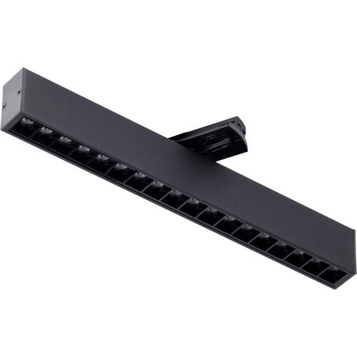 Трековый светильник линейный 18W черный Лайнер 2 GRILL