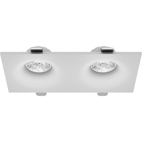 Светильник встраиваемый CITY DLV 2хMR16 GU5.3 WHITE | 190х95 H40mm