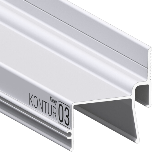 Багет AL ПФ-2633 - KONTUR 03 - контурно-теневая подсветка некрашенный