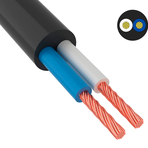 Провод ВВГнг LS 2*1,5 размотка 100м черный ГОСТ
