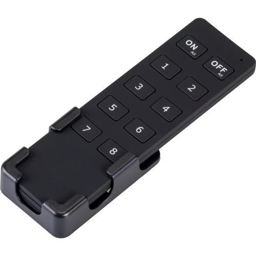 Пульт Ampe RMT- 8DMK - 8зон (черный) + держатель