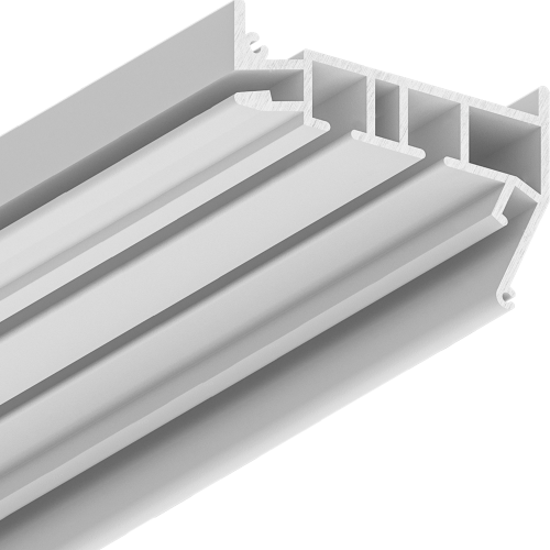 Багет AL под скрытый карниз белый двухрядный ПК-15 (light) длина 3,2м