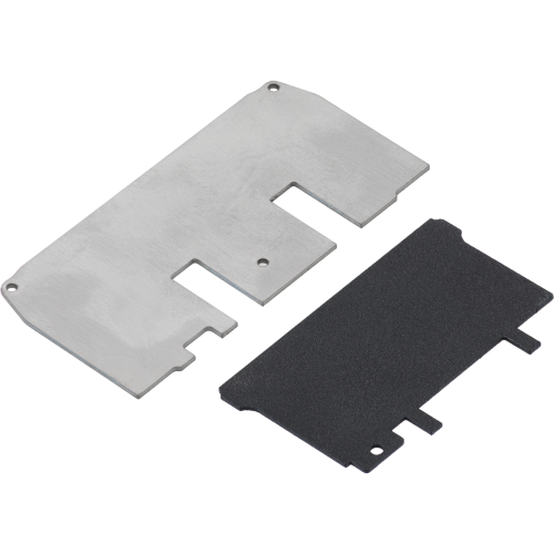 Заглушка торцевая Flexy  к 122-311 GARDINA 2 05, черная, металл( внутр/внешняя комплект на 1 сторону